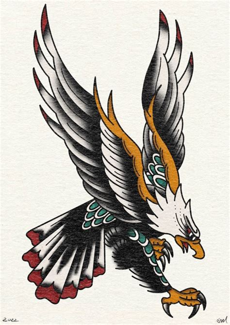 american traditional eagle tattoo|Eagle Tattoos: A Guide To Finding The Right Design For You.